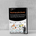 The Startup Playbook PDF cover - step by step guide to launching a business